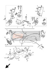 9010906X0300, Perno D'Articolazione, Yamaha, 2